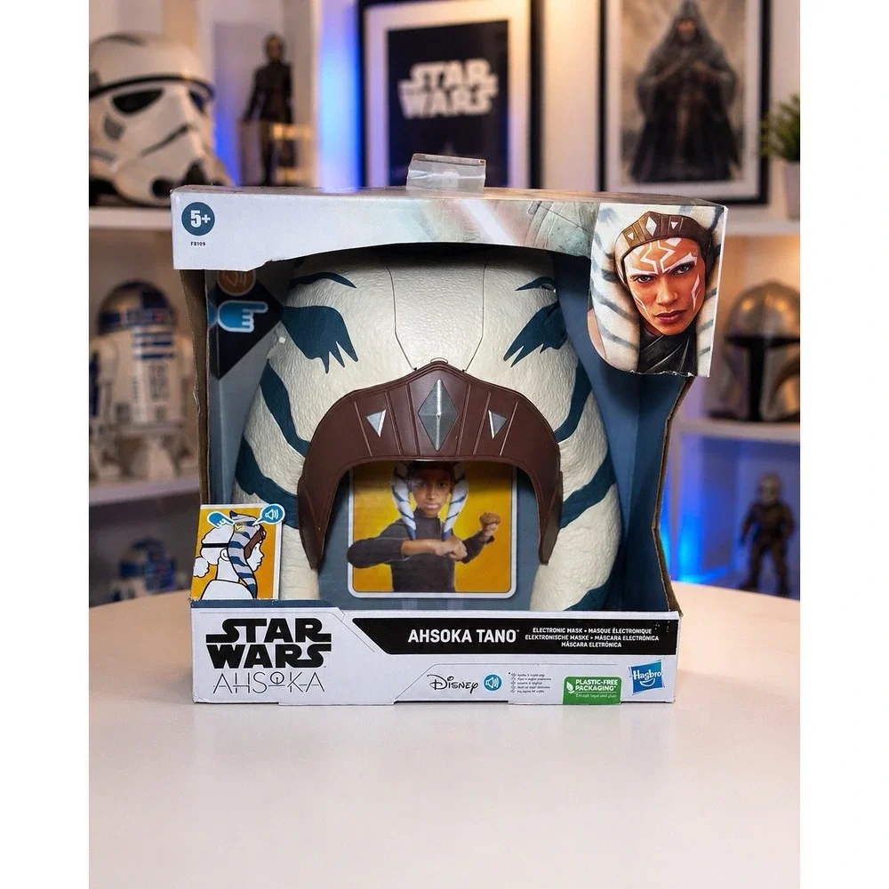 Hasbro Disney Star Wars Ahsoka Tano Electronic Talking Costume Mask 2023 Sealed